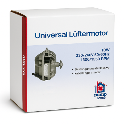 Lüftermotor 230V / 10W / 1300 rpm/1550 rpm