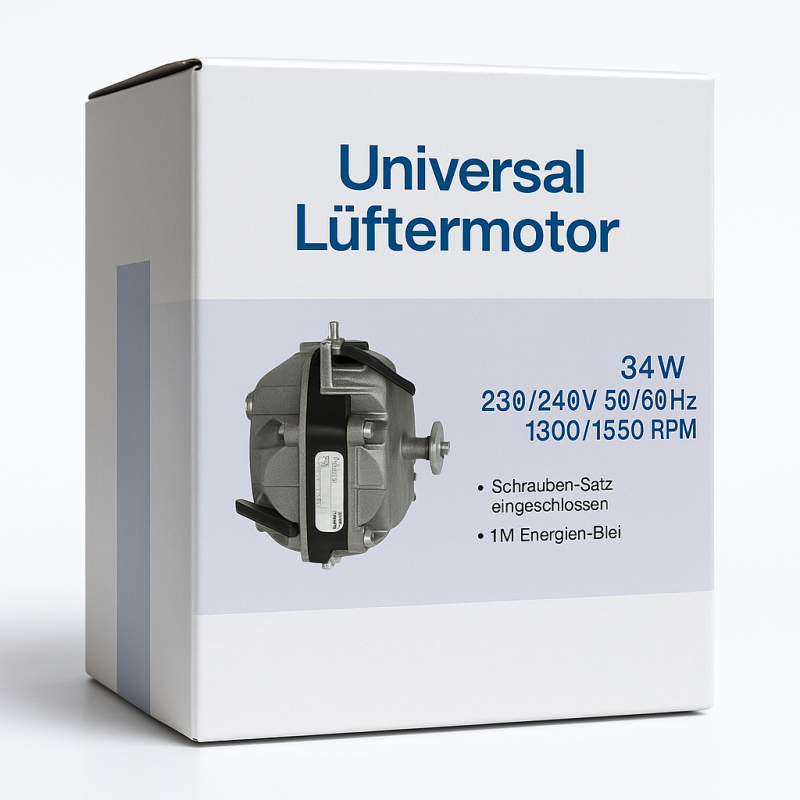 Lüftermotor 230V / 34W / 1300 rpm/1550 rpm